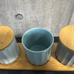 キャニスター　ポット　コーヒー　シュガー　調味料入れの画像
