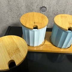 キャニスター　ポット　コーヒー　シュガー　調味料入れの画像