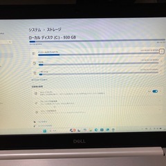 DELL inspiron P75F　Corei7-8550U CPU第8世代Windows11homeバージョン24H2（最新）  SSD1TB  
15.6 型フルHD  　の画像