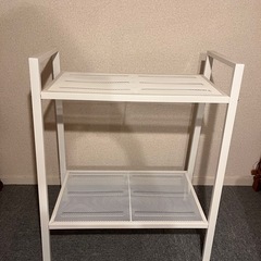 白・棚・IKEAの画像