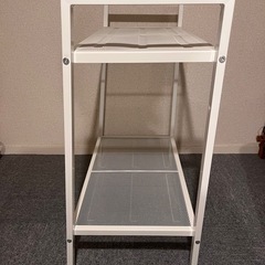 白・棚・IKEAの画像