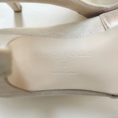 --値下げ-- ˗ˏˋ美品ˎˊ˗　【22cm】Odette e Odile オープントゥパンプス　の画像