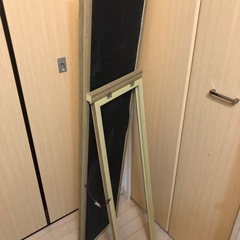 スタンドミラー　姿見　折りたたみ式の画像