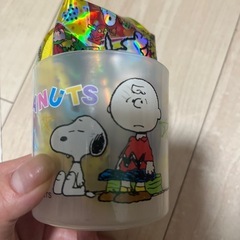 スヌーピー　コップ　ポーチの画像