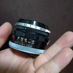 分解清掃済2　初期型　CANON LENS FL 50mm F/1.8　グルグルボケの和製ビオターの画像