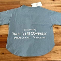 新品♥️Lee 刺繍ロゴ Tシャツ 青の画像