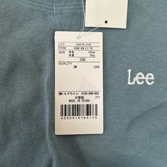 新品♥️Lee 刺繍ロゴ Tシャツ 青の画像