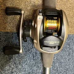 SHIMANO バス竿+DAIWA ベイトリールの画像