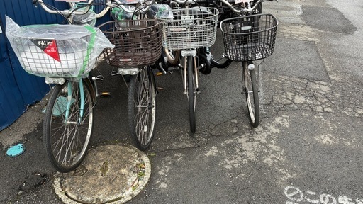 中古電動アシスト車3️⃣台セット