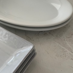 食器セット ホワイト 白 シンプル まとめ売りの画像