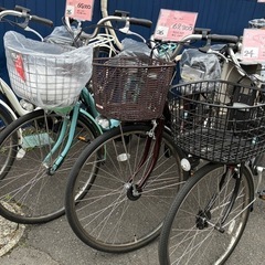 中古電動アシスト自転車3️⃣台セットの画像