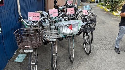 中古電動アシスト自転車3️⃣台セット