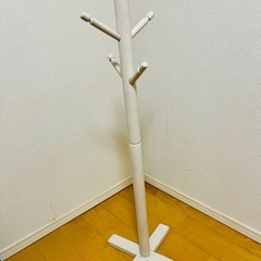 ポールハンガー　ホワイトの画像