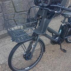 ブリジストン 人気のbikke グリ 極上B400バッテリー チャイルドシート  の画像