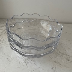 ガラス製 器  2個セットの画像