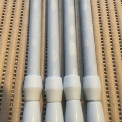 雲柄(水色) つっぱり棒 4本setの画像