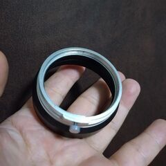 美品　canon fl50mm用　S-50 50mm メタルフード かぶせ式フードの画像