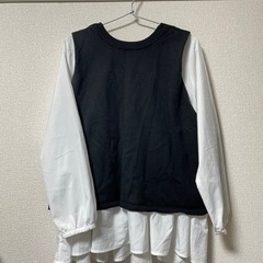 2wayベスト＆ブラウスセットの画像