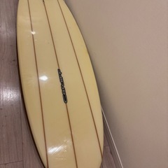 【最終値下げ中】Cardiff サーフボード 7’7 トライフィン レトロスタイルの画像