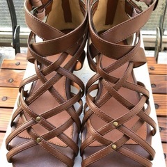 【美品】グラディエーターサンダル　24.5㎝　　の画像
