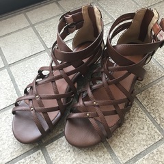 【美品】グラディエーターサンダル　24.5㎝　　の画像