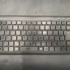 ★ELECOM 薄くて小さいワイヤレスミニキーボード TK-FDM078の画像