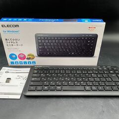 ★ELECOM 薄くて小さいワイヤレスミニキーボード TK-FD...