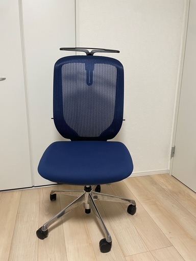 美品　シルフィーメッシュ オカムラokamura 肘無ローバックチェア