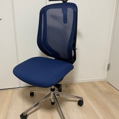 美品　シルフィーメッシュ オカムラokamura 肘無ローバックチェアの画像