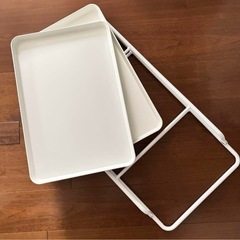 譲り先決めました IKEA VIGGJA 折りたたみサイドテーブルの画像