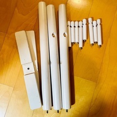 ポールハンガー　ホワイトの画像