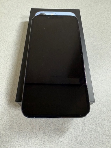 予定者きまりましたiPhone13プロ128GB　シエラブルー