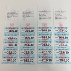 富山地鉄鉄道（株）株主優待券（有効期限：2026/6/30の画像