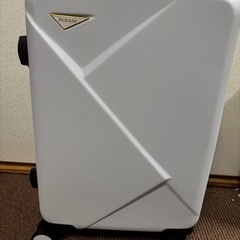 新品未使用　ホワイト　キャリーケース、スーツケースの画像