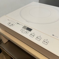 ニトリ IHクッキングヒーター 2口 スタンド付きの画像