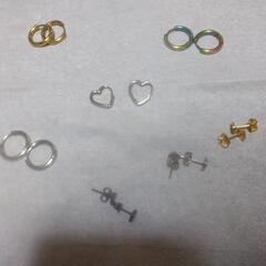 新品！ハートピアスセット