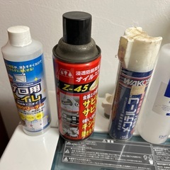 潤滑剤やリムーバーなどの画像