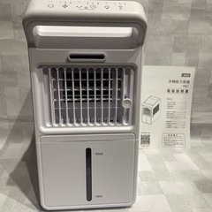 冷風機 冷風扇 卓上クーラー 3L水タンク ミスト3段階 小型 首振り ホワイトの画像
