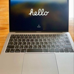 【19日引取迄】MacBook Air 13 16GB 256GB SSDスペースグレー 箱付の画像