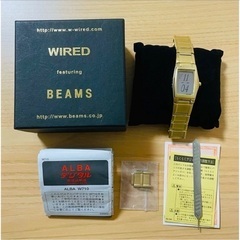 【超美品】SEIKO WIRED × BEAMS コラボ時計 ケース付属　稼働中の画像