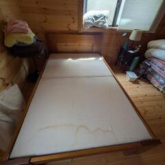 (商談中)無印良品　セミダブルベッド　フレームの画像