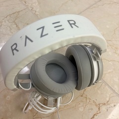 Razer Kraken Mercury White ゲーミングヘッドセット ホワイトの画像