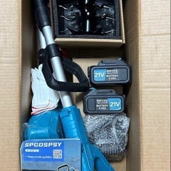 耕運機❣️家庭用 充電式耕うん機 耕幅255mm/耕深220mm 2個バッテリーの画像