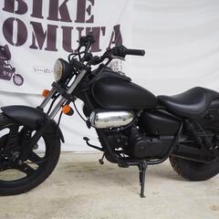 売約済 HONDA　Magna50　フルマットブラック　サイドナンバー　ショートテール　全塗装・整備済の画像