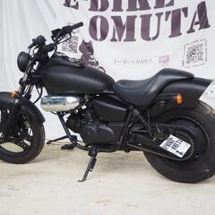 売約済 HONDA　Magna50　フルマットブラック　サイドナンバー　ショートテール　全塗装・整備済の画像
