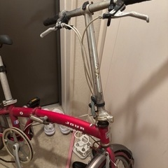 折りたたみ自転車　コンテドジュール赤の画像