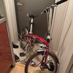 折りたたみ自転車　コンテドジュール赤