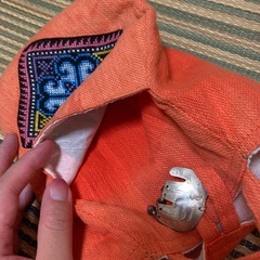 モン族刺繍 ハンドバッグの画像