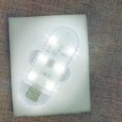 USB充電式LEDライト　（白）の画像
