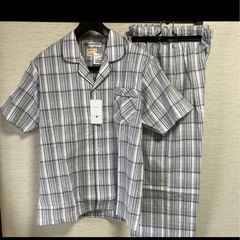 ★新品/定価7500円/サラサラ夏用パジャマ/シアサッカー/メンズ/の画像